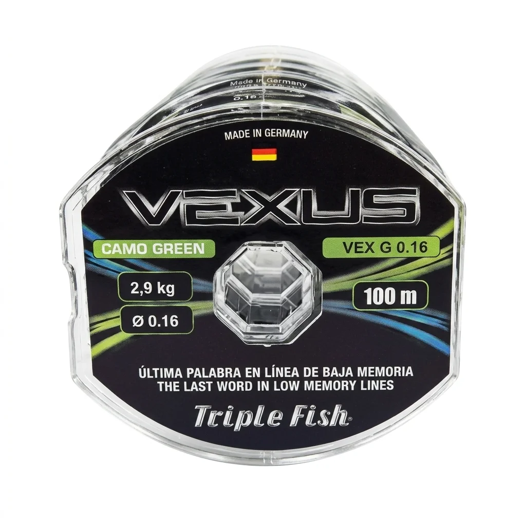 NYLON TRIPLE FISH VEXUS X 100MT CAMUFLAJE 0.35mm